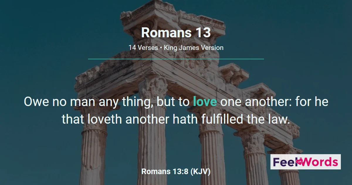 Romans Chapter 13 (KJV)