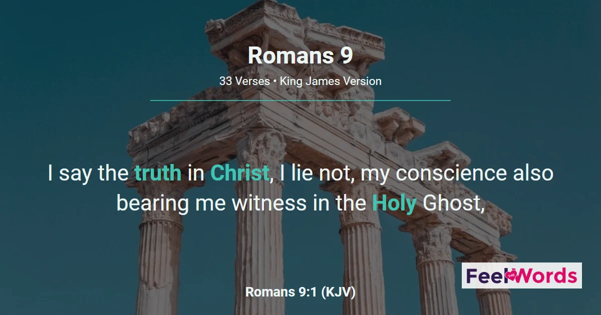 Romans Chapter 9 (KJV)