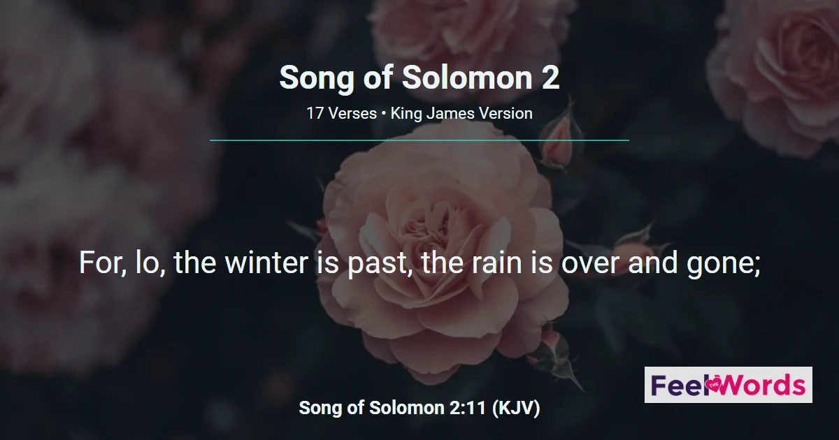 Song of Solomon Chapter 2 (KJV)