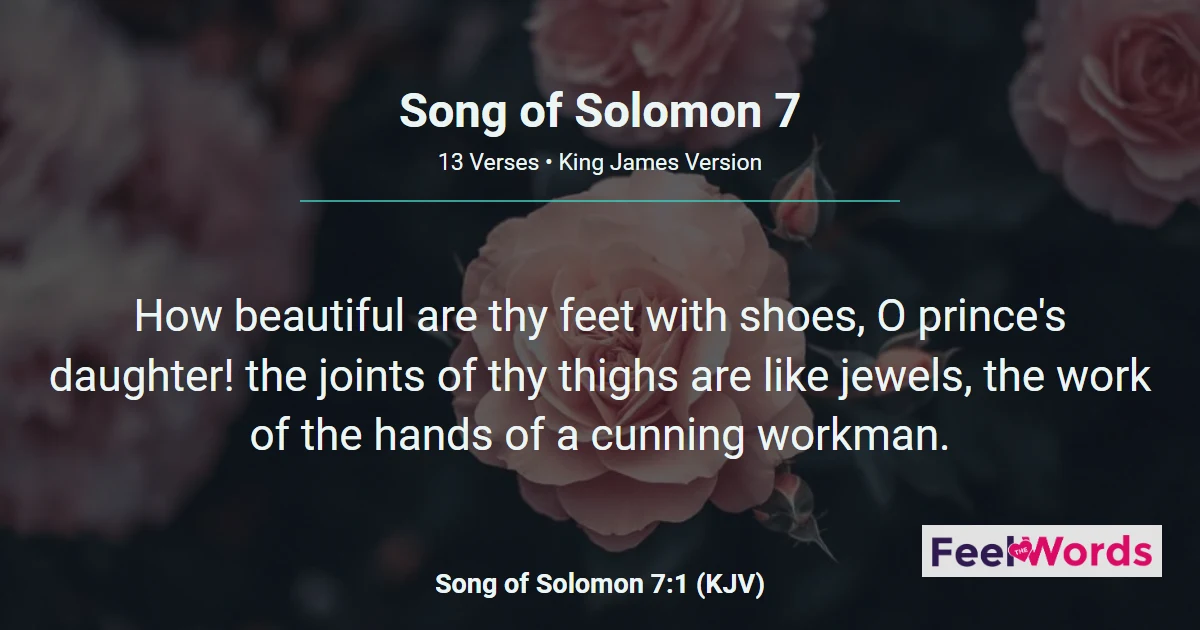 Song of Solomon Chapter 7 (KJV)