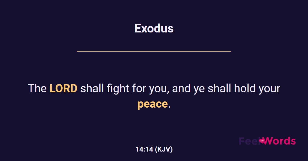 Exodus 14:14