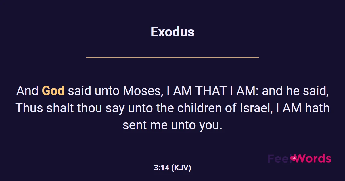 Exodus 3:14