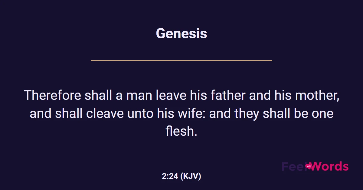 Genesis 2:24