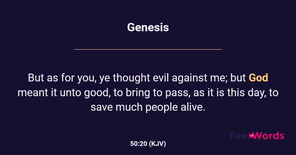 Genesis 50:20