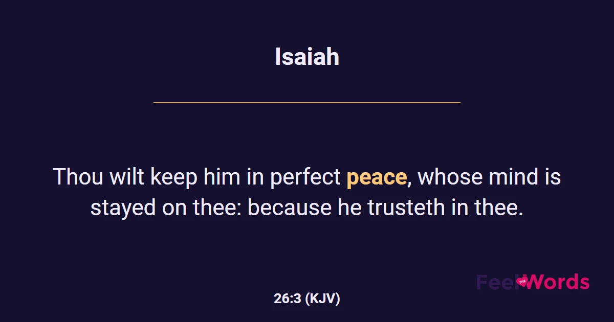 Isaiah 26:3