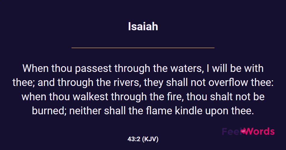 Isaiah 43:2