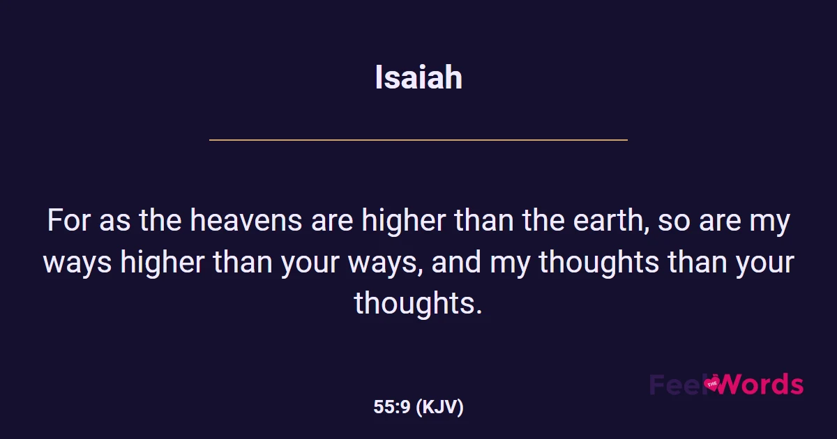 Isaiah 55:9