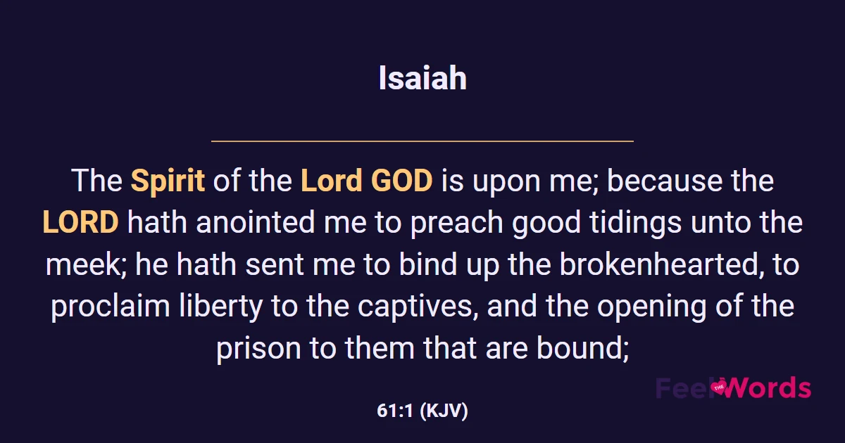 Isaiah 61:1