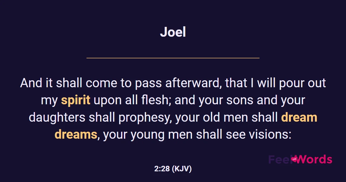 Joel 2:28