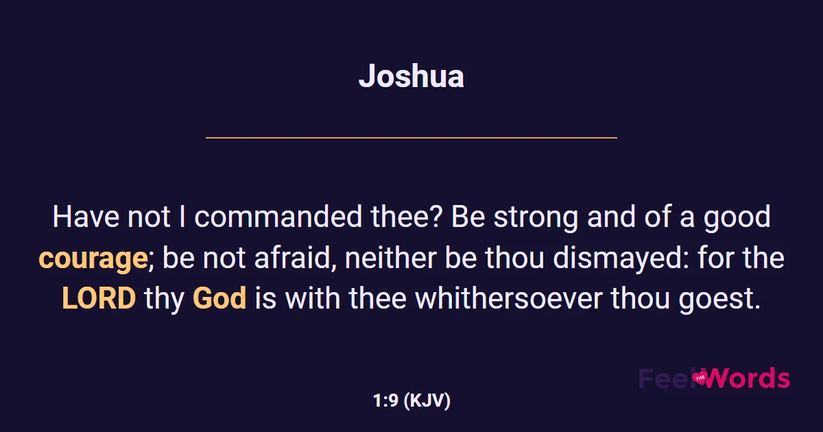 Joshua 1:9