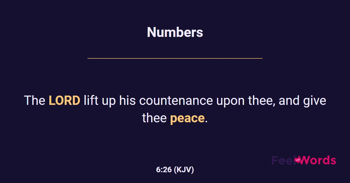Numbers 6:26
