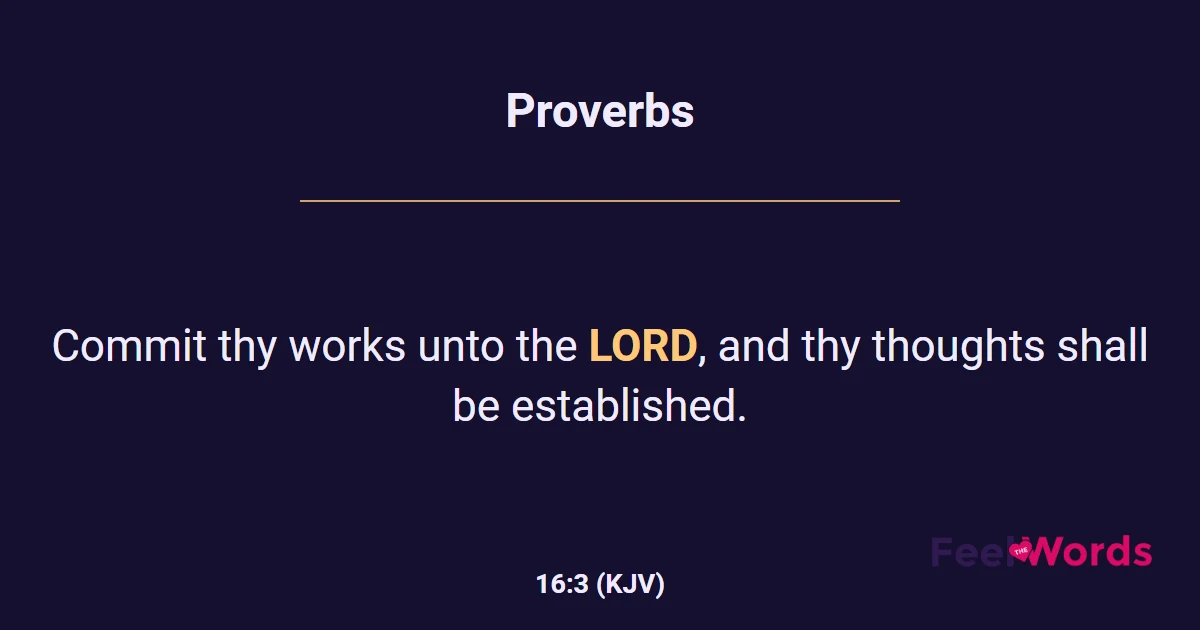 Proverbs 16:3