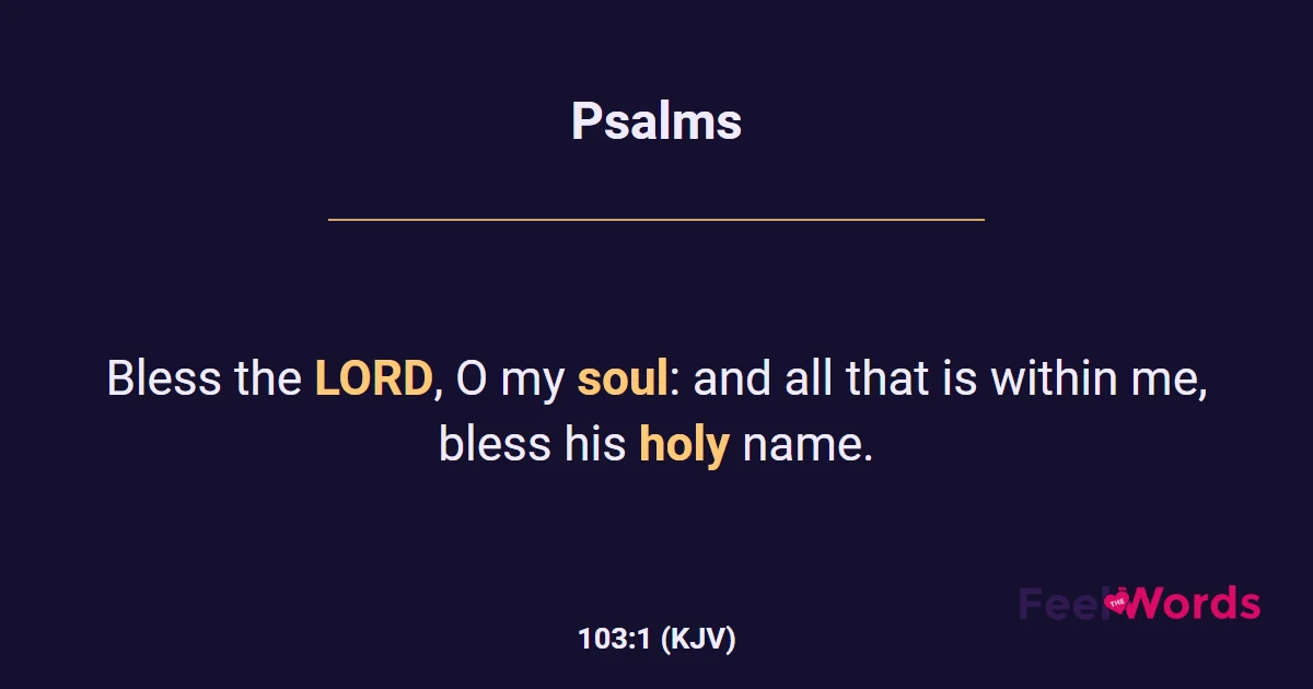 Psalms 103:1