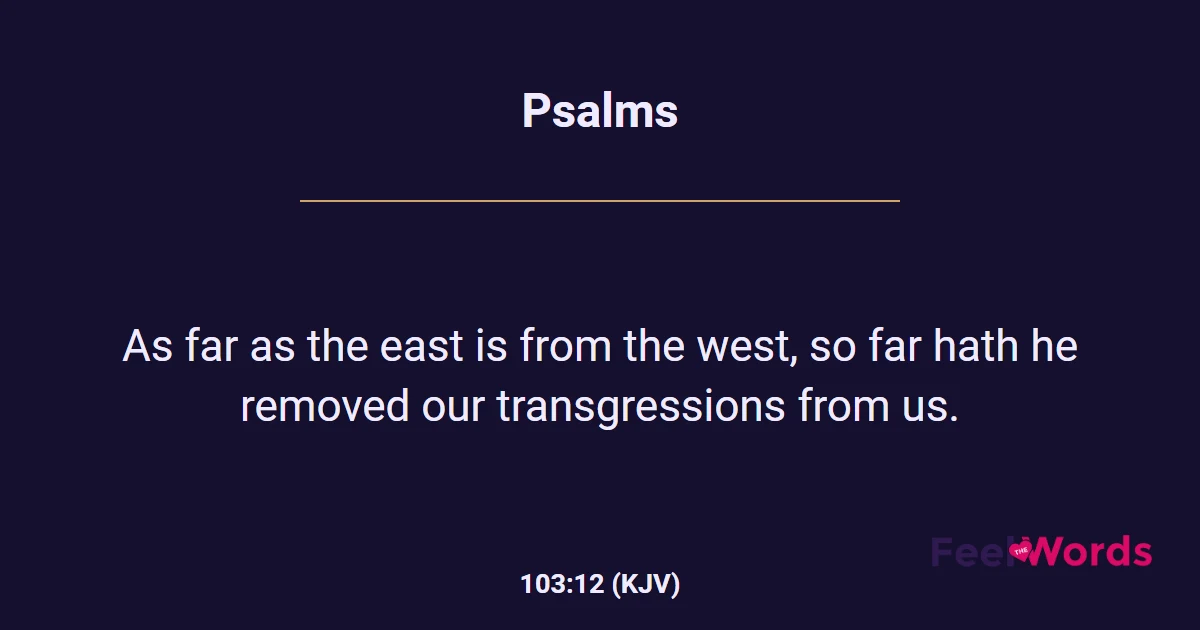 Psalms 103:12