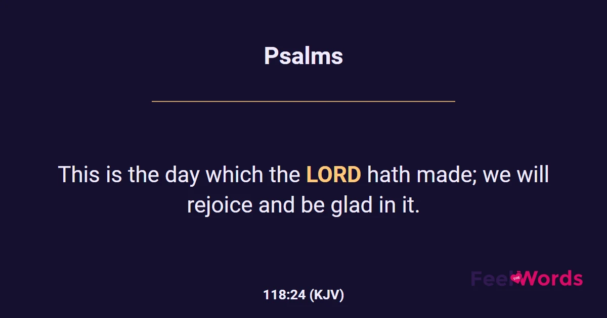 Psalms 118:24
