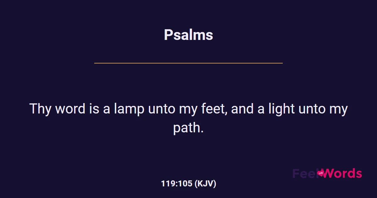 Psalms 119:105