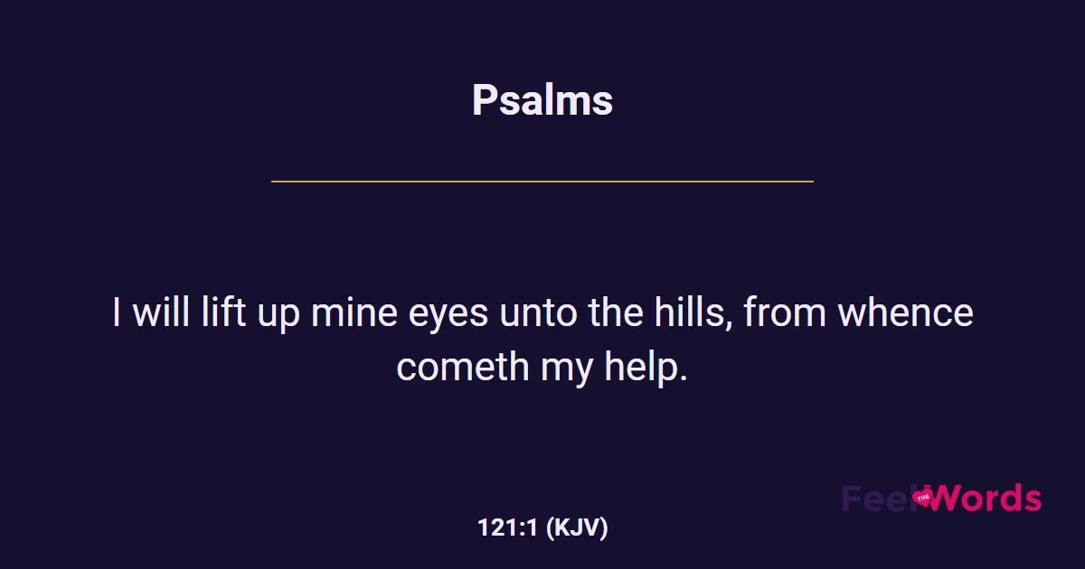 Psalms 121:1