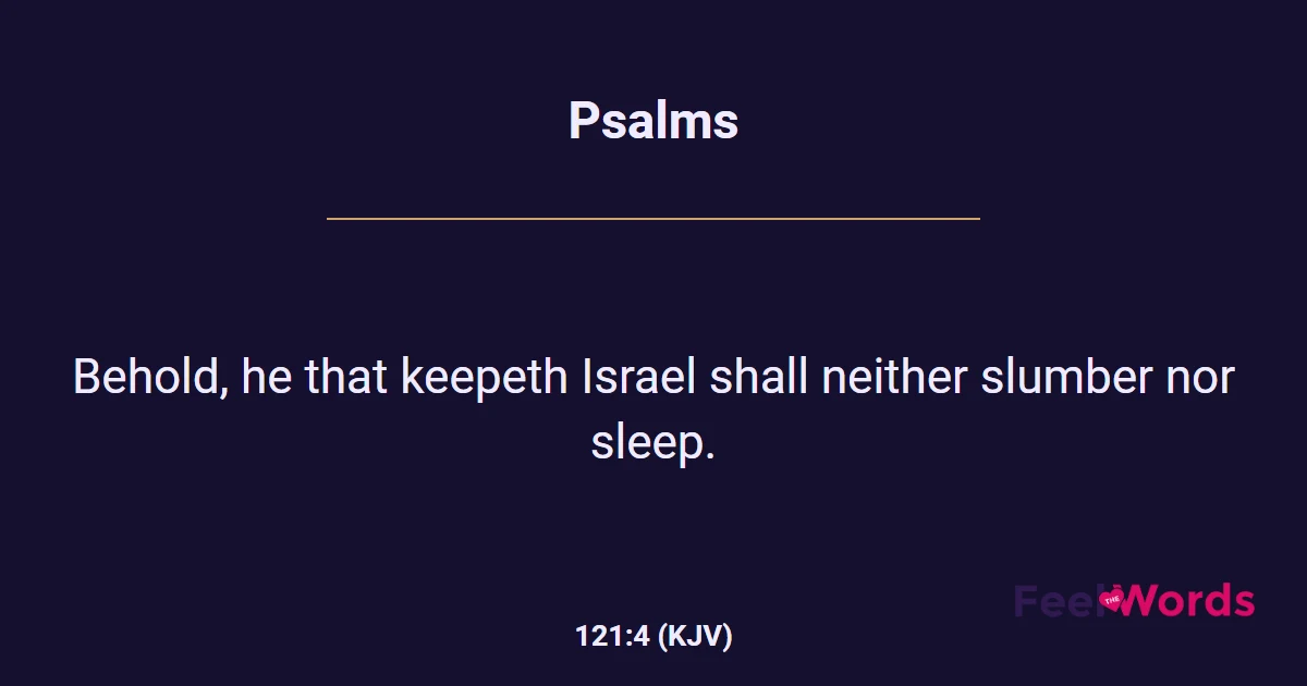 Psalms 121:4