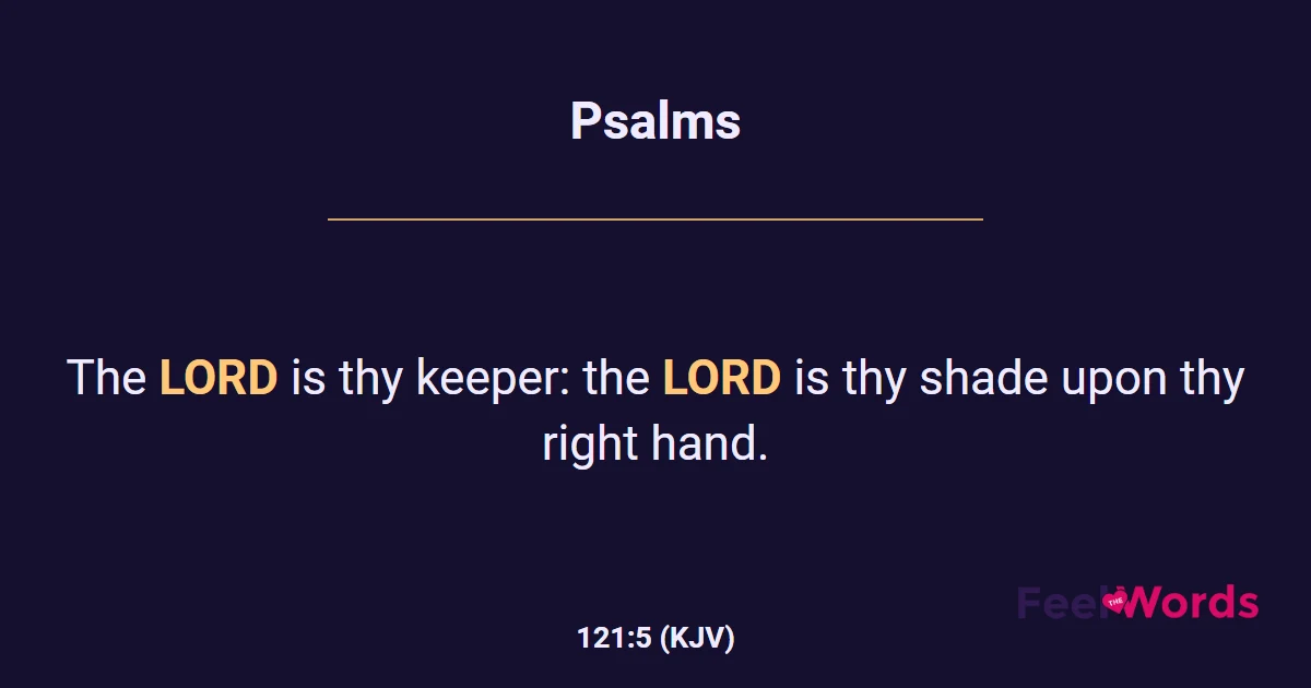Psalms 121:5