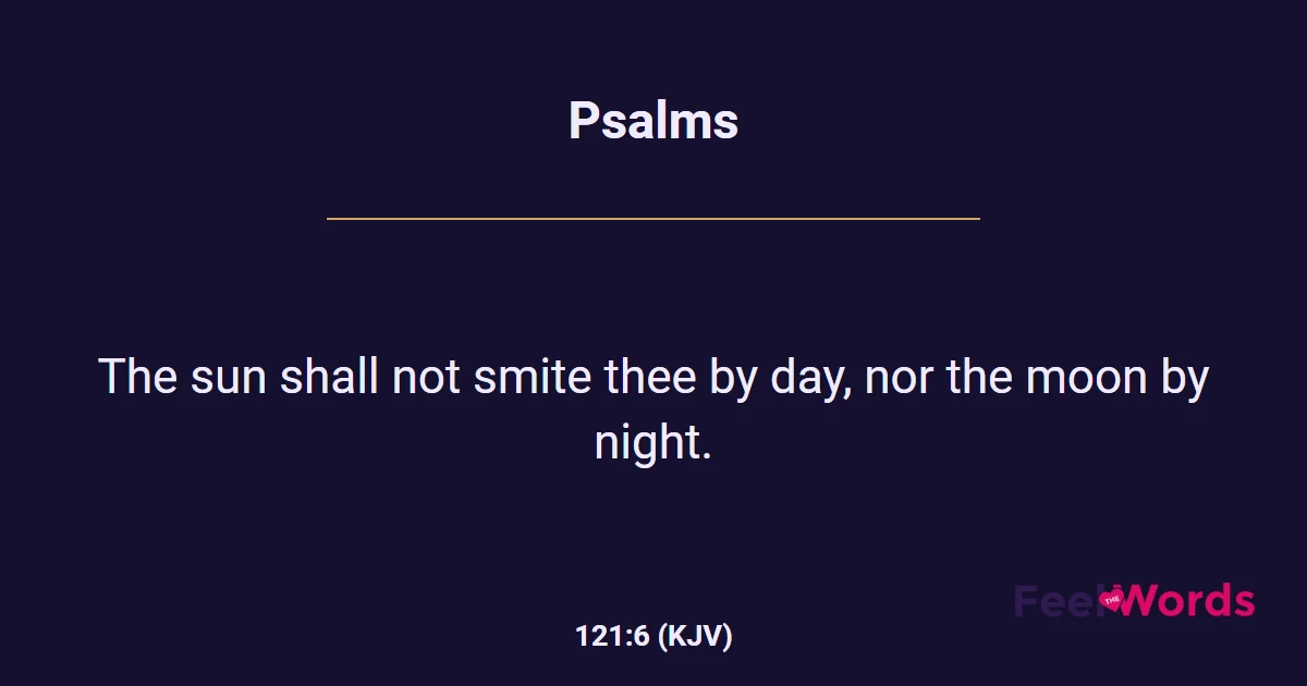 Psalms 121:6