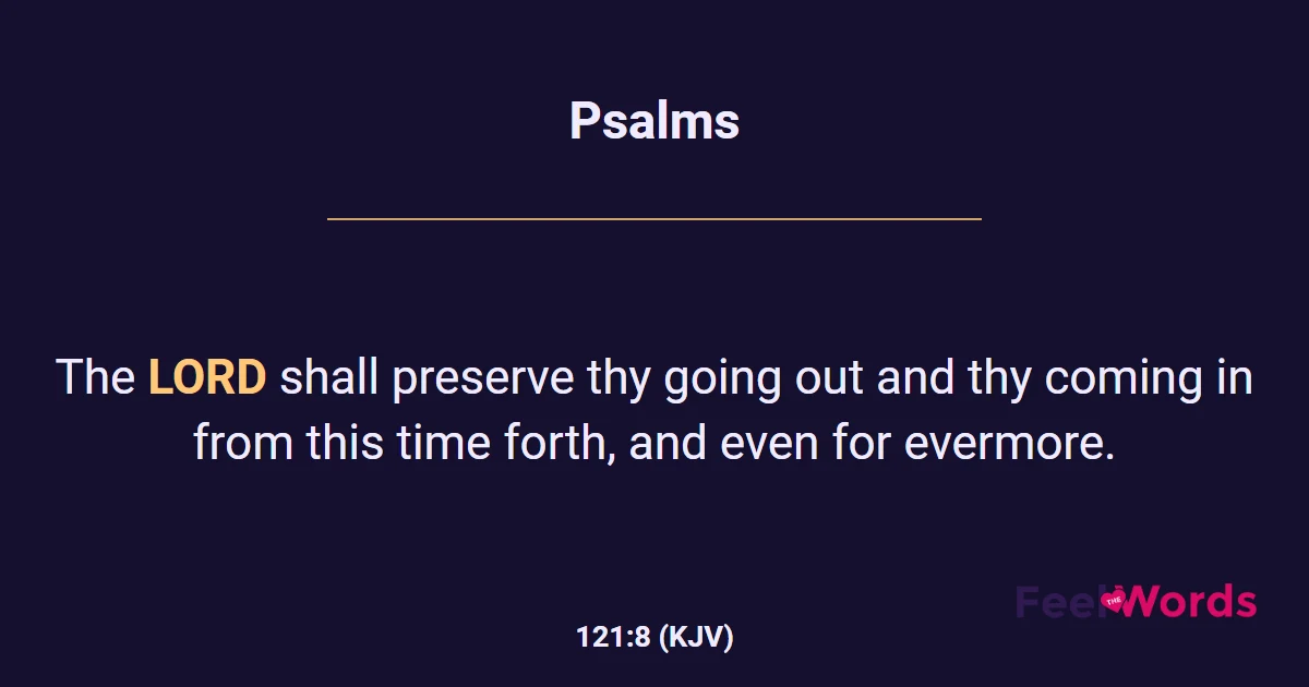 Psalms 121:8