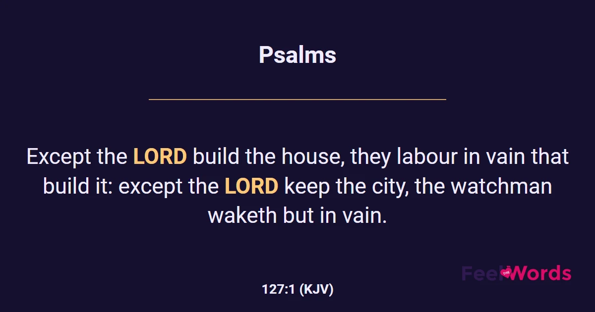 Psalms 127:1