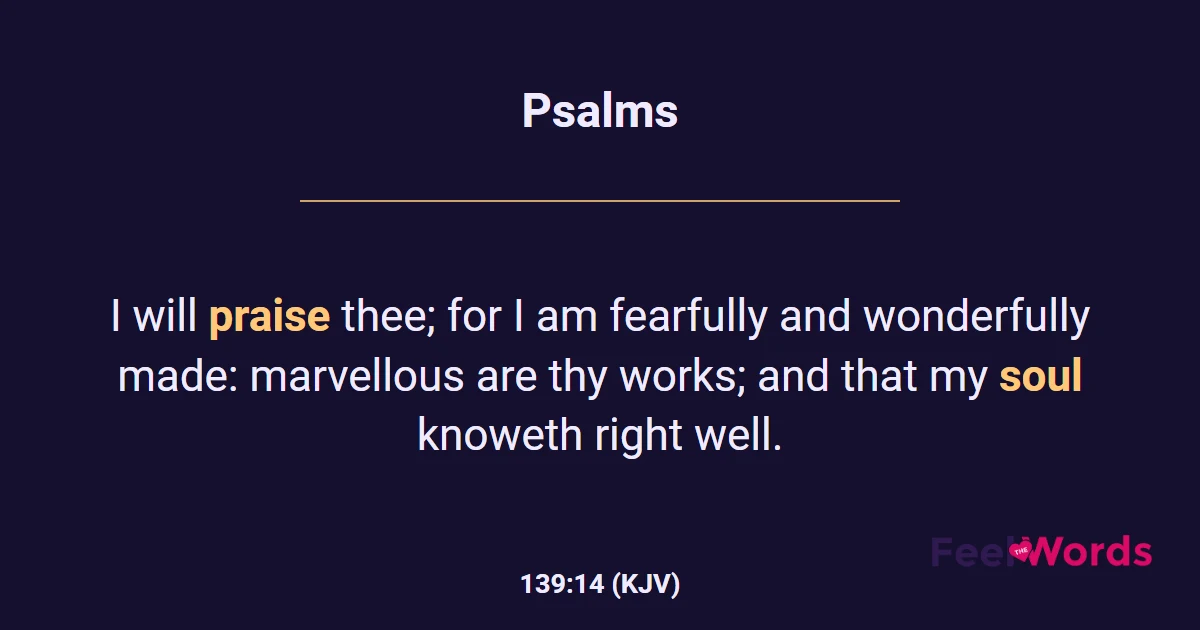 Psalms 139:14