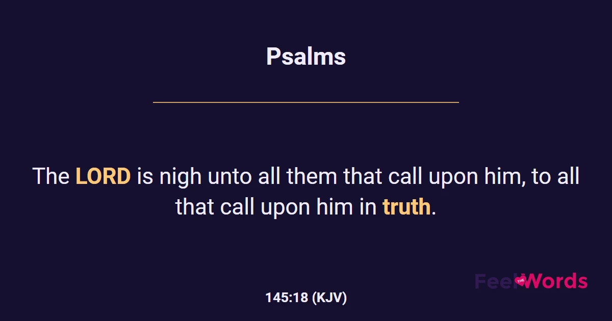 Psalms 145:18