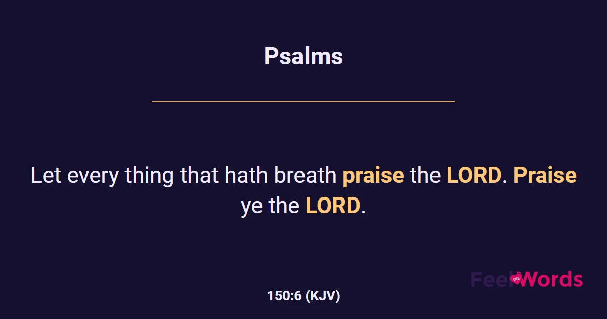 Psalms 150:6