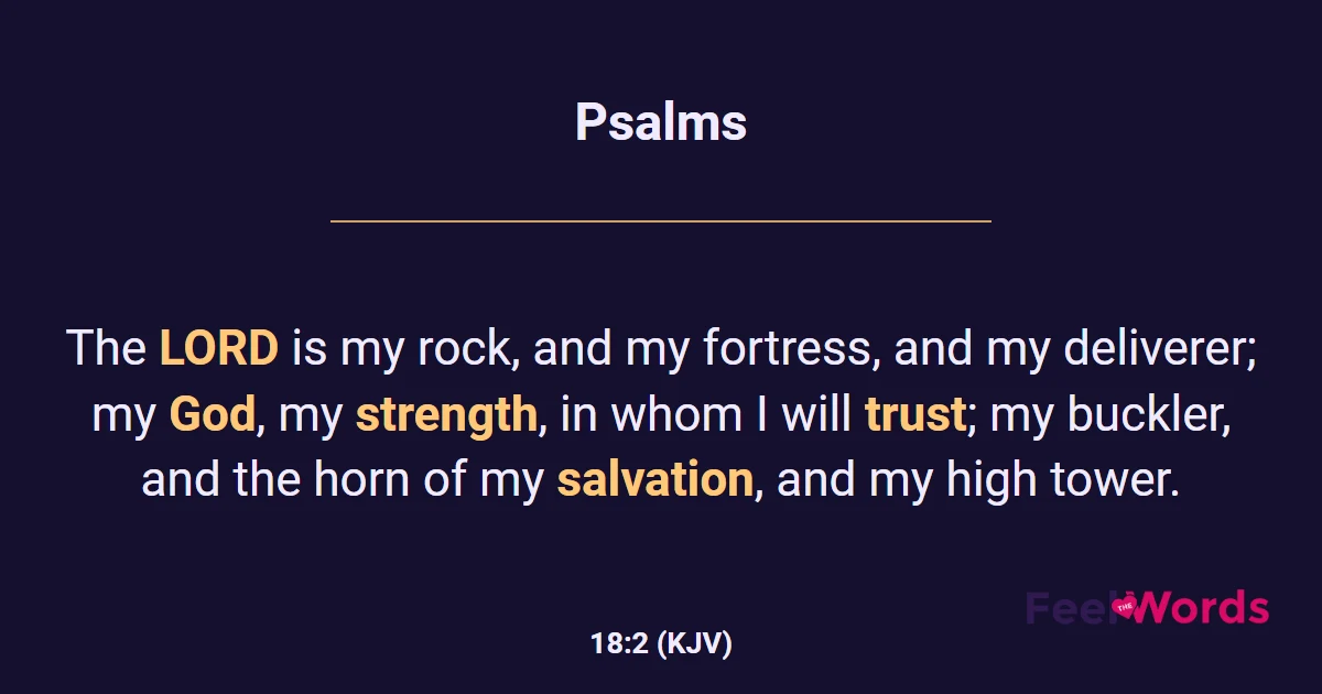 Psalms 18:2