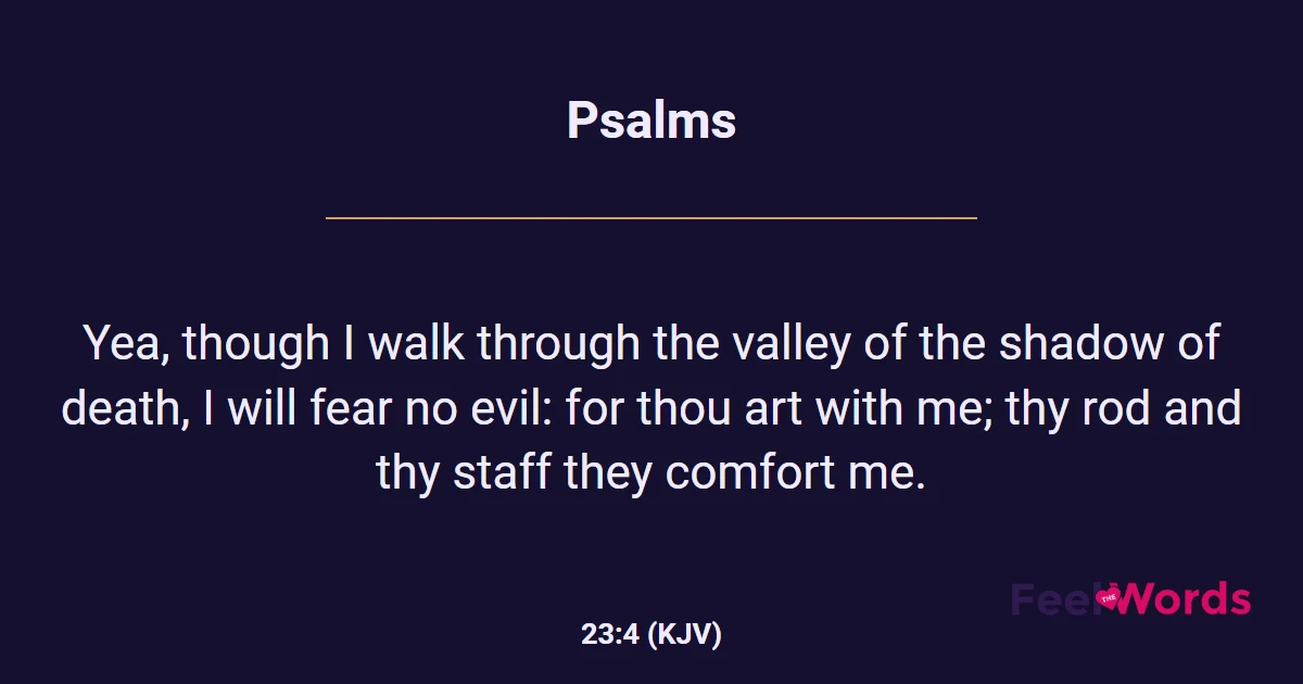 Psalms 23:4
