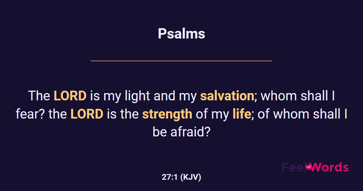 Psalms 27:1