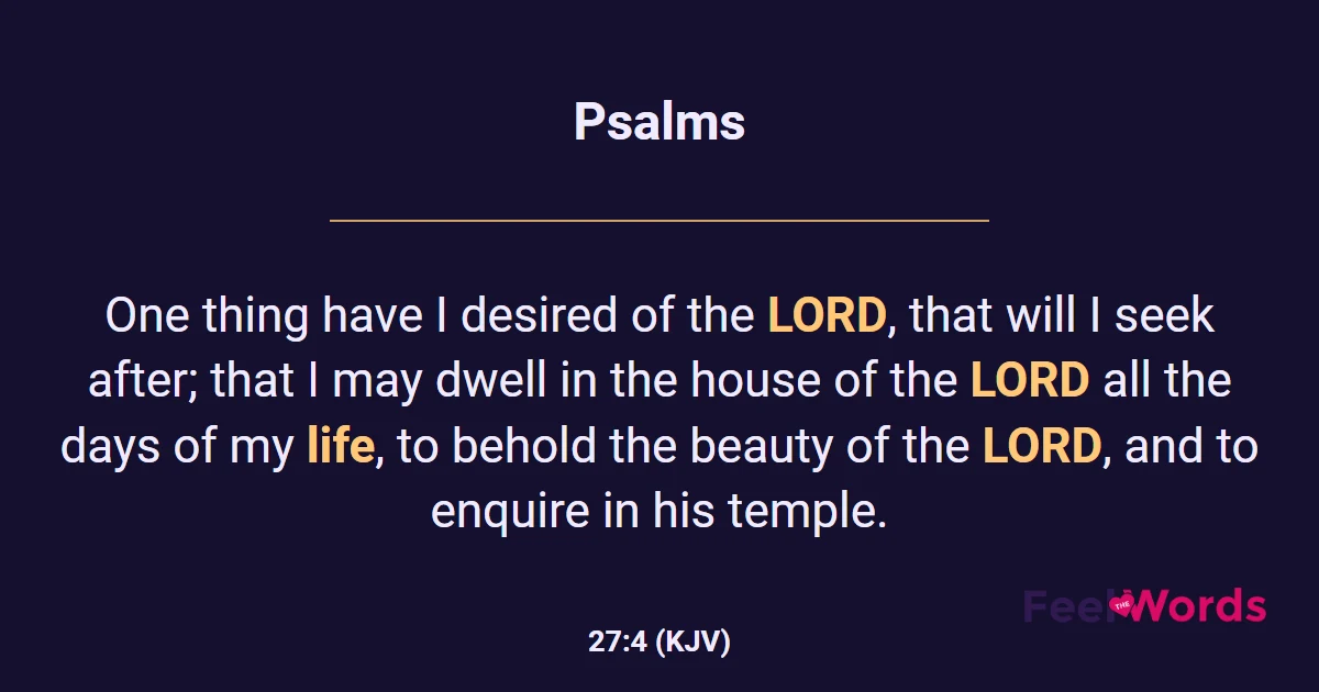 Psalms 27:4