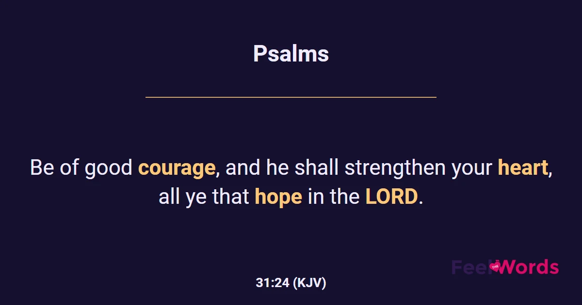 Psalms 31:24