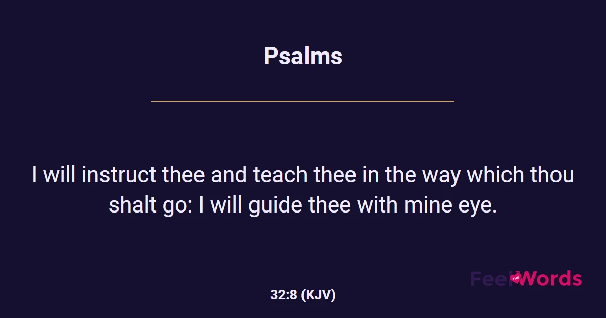 Psalms 32:8