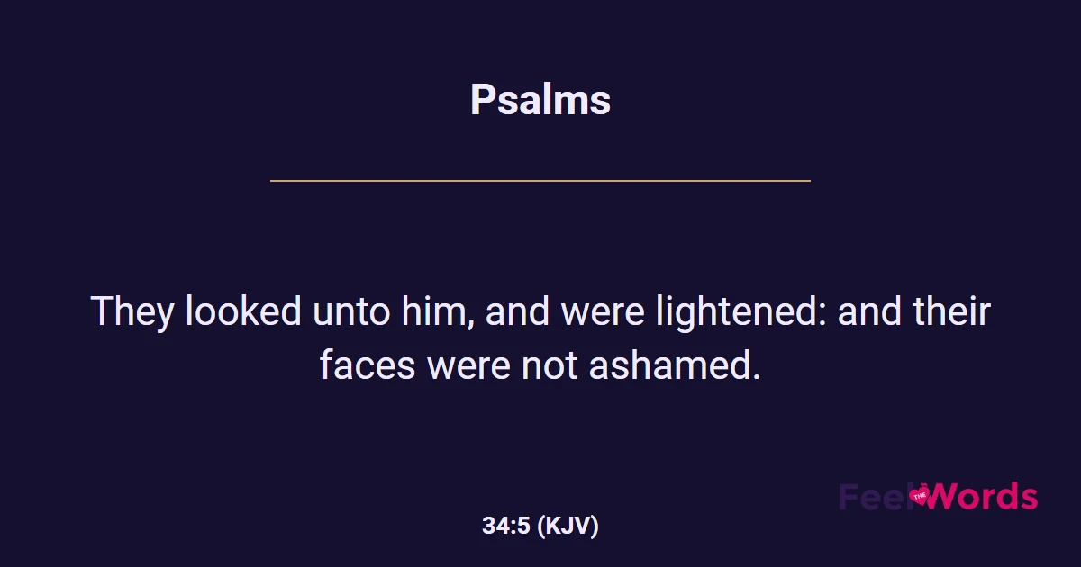 Psalms 34:5