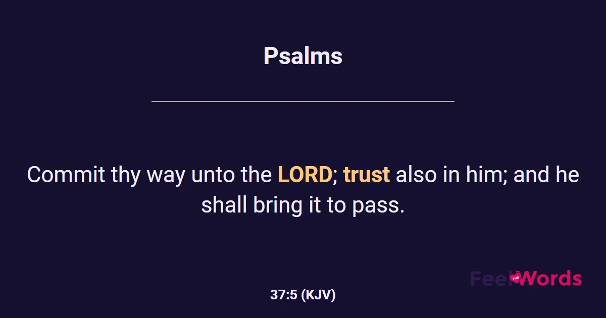 Psalms 37:5