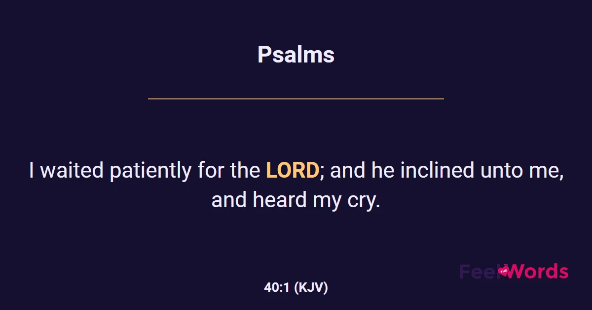 Psalms 40:1