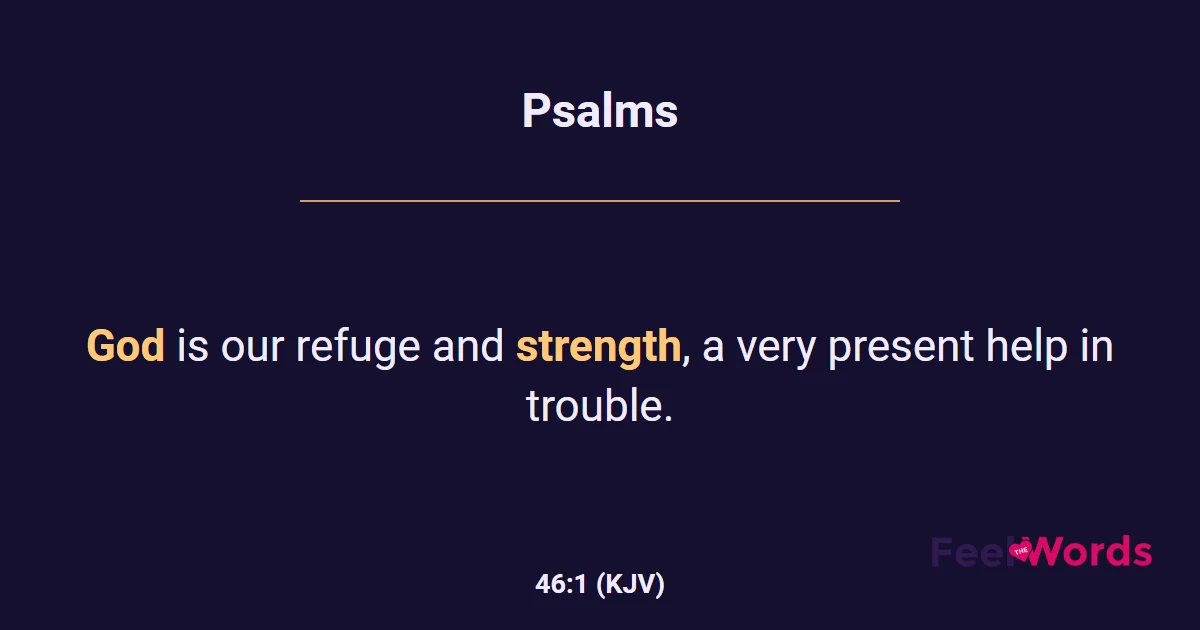 Psalms 46:1