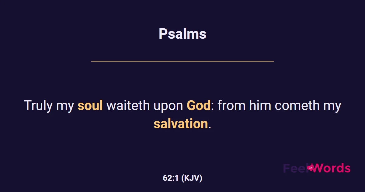 Psalms 62:1