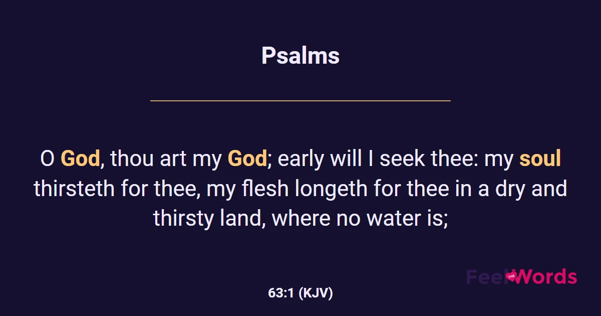 Psalms 63:1