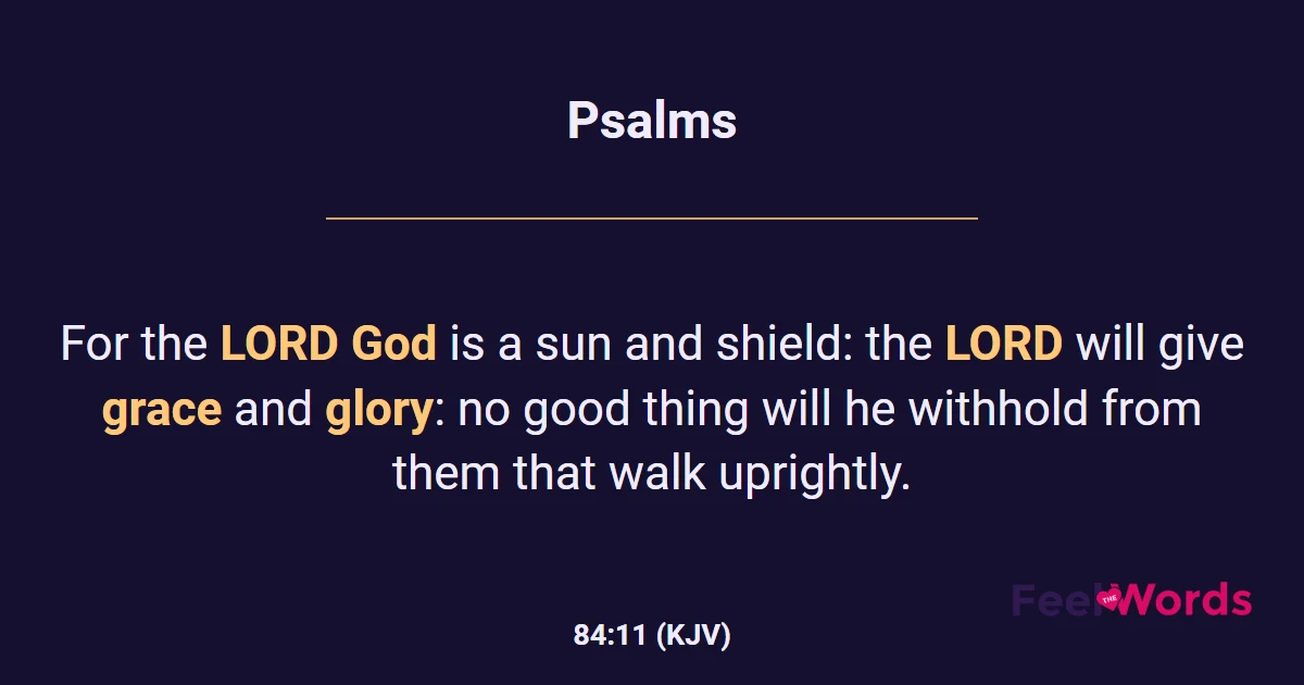 Psalms 84:11
