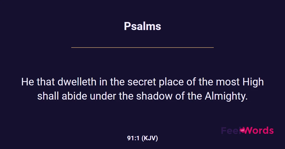 Psalms 91:1