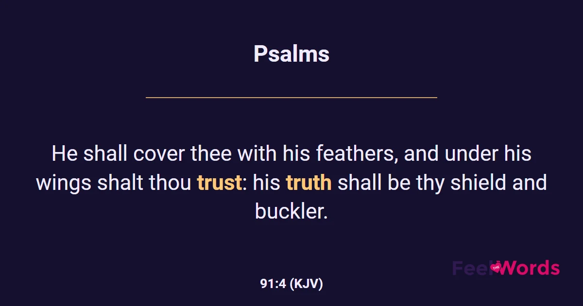 Psalms 91:4