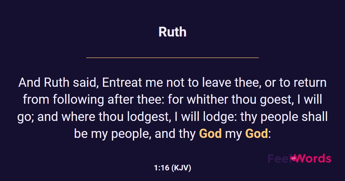 Ruth 1:16