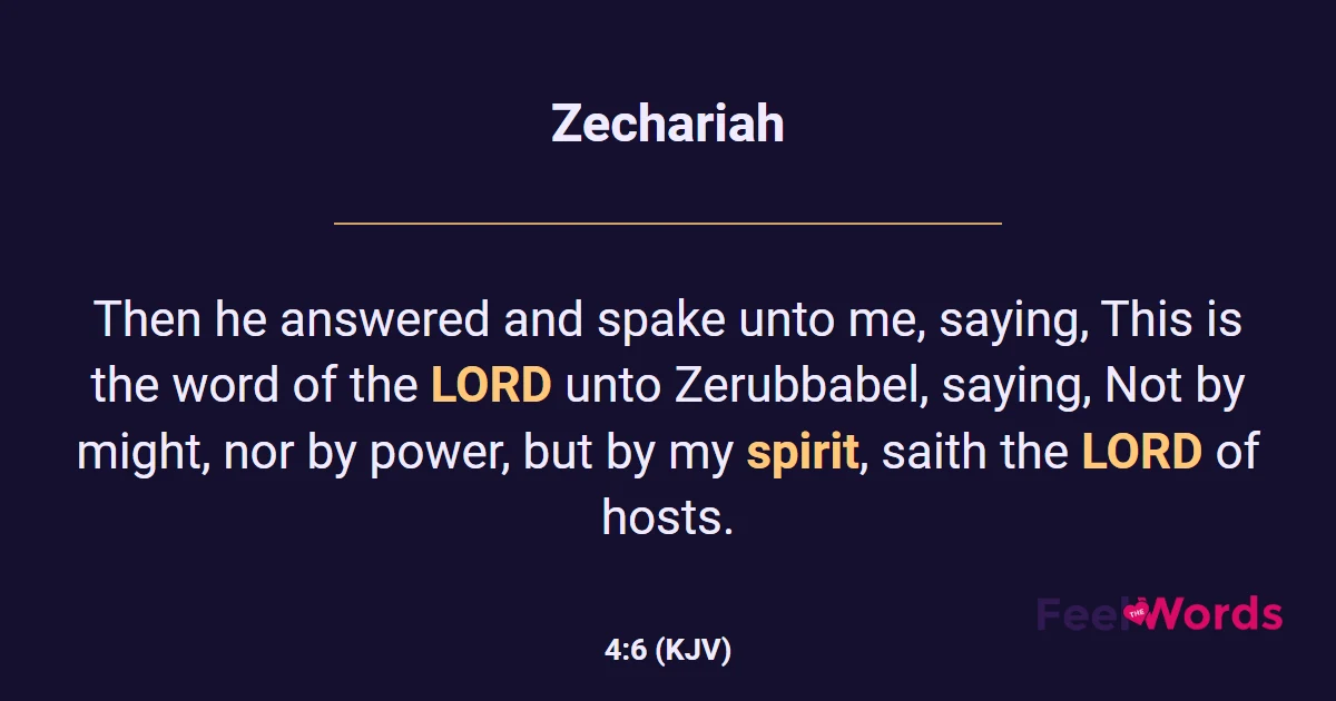Zechariah 4:6