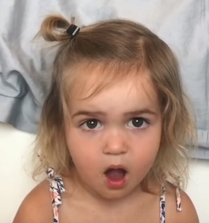 2-year-old girl records a funny rant after having to go through airport terminal security