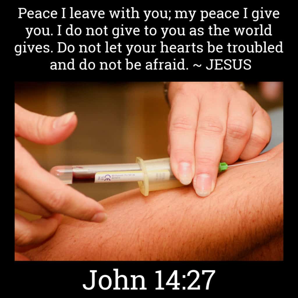 Jesus promises peace in times of Coronavirus Bible Quote