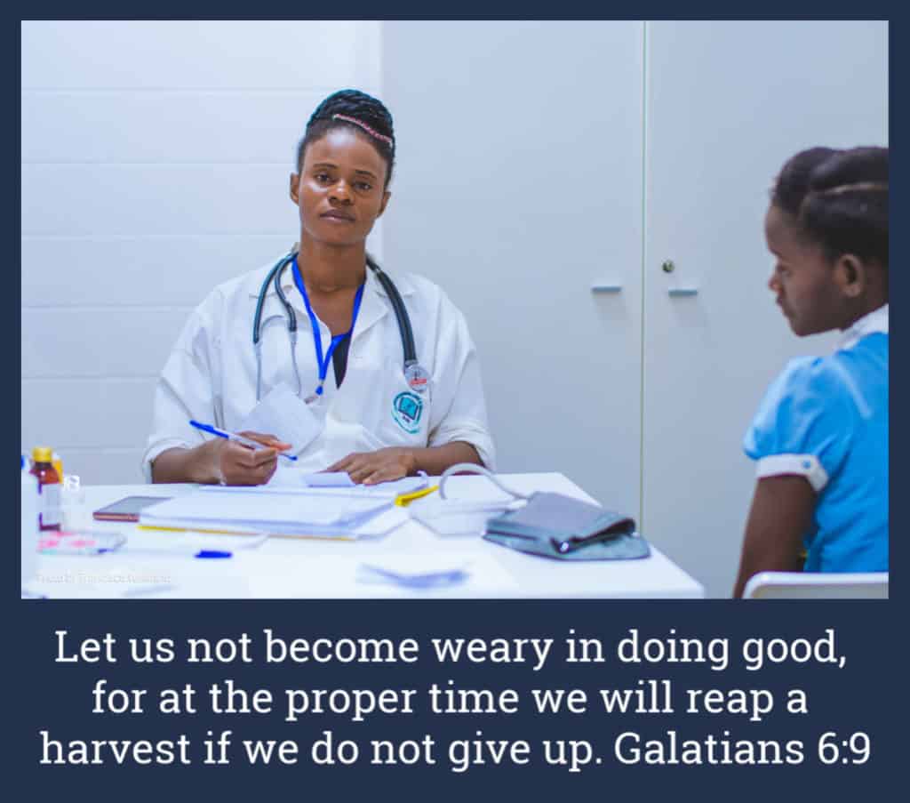 Not weary of doing good