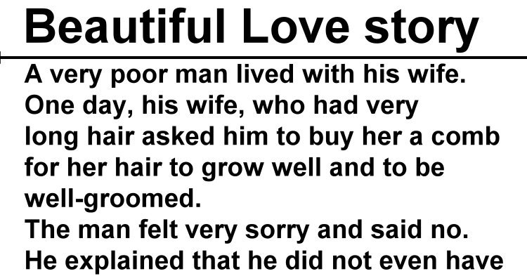Heart Touching Beautiful Love story